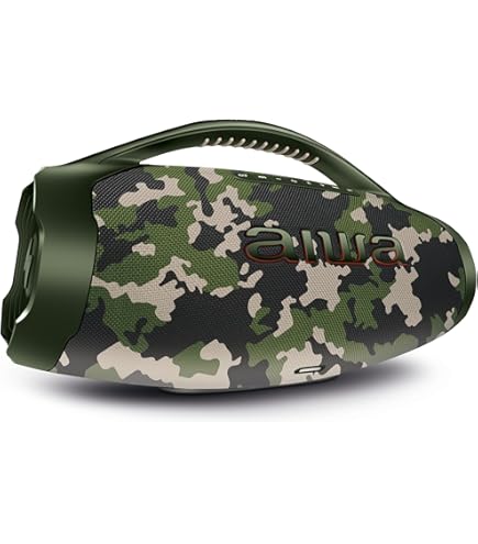 Caixa de Som Boombox Plus AIWA BBS-01-BG 200W BT 30H IP66